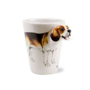  Beagle Handmade Coffee Mug (10cm x 8cm)