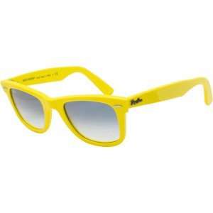 Ray Ban Original Wayfarer Sunglasses Yellow/Light Blue 