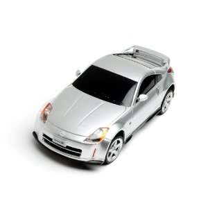    Nissan 350Z 124 Scale RC Sports Car (Silver) Toys & Games