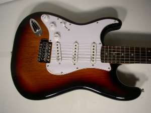 Vintage Styled Stagg LEFTY Strat .AWESOME BANG FOR BUCK  