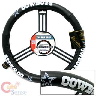 Dallas Cowboys Steering Wheel cover Auto Accesories Leather 1