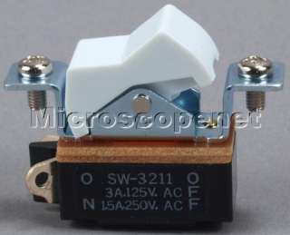 New NKK Rocker Switch SW3211 RO for Swift Microscopes  