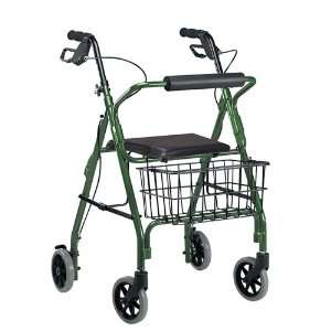 Drive Medical Drive Go Lite Rollator With Padded Seat Caster With Loop 