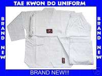 BRAND NEW WHITE TAE KWON DO TAEKWONDO UNIFORM SIZE 6  
