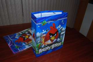 Lot of 12pc Angry Birds Party Favor Goody Gift Bags Fast & Free 