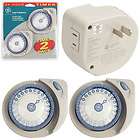 GE Lamp & Appliance 24 Hour Timer   2 Pack Programmable