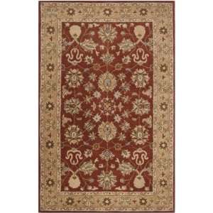    1011 Area Rug   8 x 11   Paprika, Lilly Pad Green