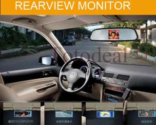 2cH 3.5 TFT LCD Vehicle Rear View Mirror Monitor New  