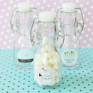  Wedding Favors Elite Design Baby Shower Mini Glass Bottles 