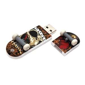   Hawk 4GB Crowned SkateDrive USB Flash Drive