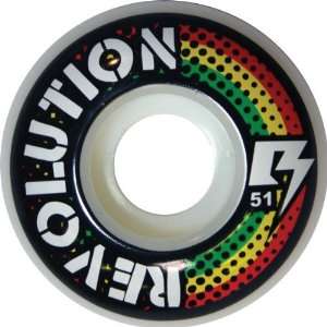  Revolution Rasta 51mm Skate Wheels