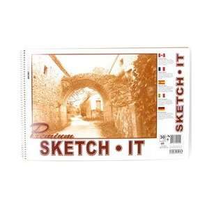  Art & Craft Supplies sketch it pad #57 12 x 18 ÿcoil 30 