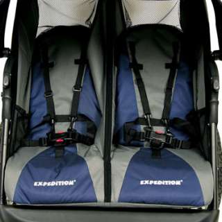 New BabyTrend Twins Double Expedition Running Jogger Stroller DJ96501 