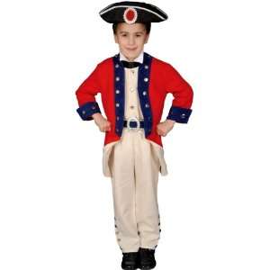  Colonial Soldier Costume Child Small 4 6 Toys & Games