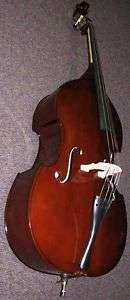 ACOUSTIC UPRIGHT DOUBLE BASS+SoftCASE+ Bow FreeShip  