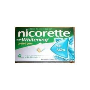 Nicorette Gum, 4mg, Ice Mint, Intense White Icey Coating, Bonus pack w 