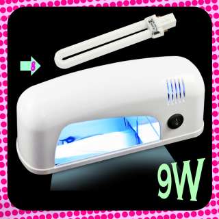 9W Gel Curving UV Lamp Dryer + STARTER UV GEL KIT #67  