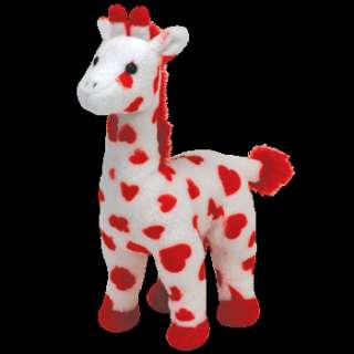 Ty Smoothie the Giraffe New Valentines Day Beanie aj$  