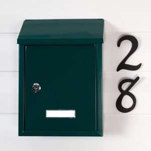  Smart Locking Wall Mount Mailbox   Green Powder Coat