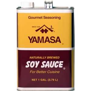 Yamasa Soy Sauce   1 Gallon.  Grocery & Gourmet Food