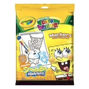   Crayola Color Wonder Sponge Bob Markers and Coloring Pad Toys & Games