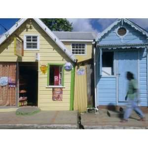  Typical Caribbean Houses, St. Lucia, Windward Islands 