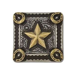   LUCKY STAR SQUARE SCREWBACK CONCHO 7886 11 Arts, Crafts & Sewing