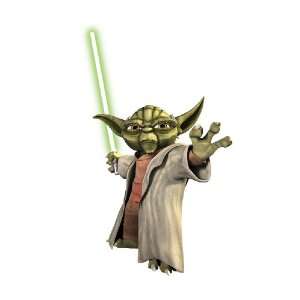  RoomMates RMK1402GM Star Wars the Clone Wars Yoda Glow in 