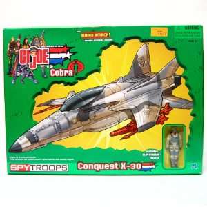  vs. COBRA SPY TROOPS Conquest X 30 Jet with Slip Stream Action Figure