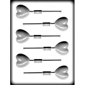 heart sucker Hard Candy Mold 3 Count Grocery & Gourmet Food