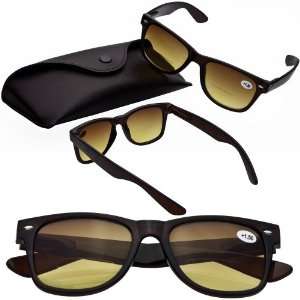   Wayfarer Bifocal Sunglasses Bronze Gradient Lenses