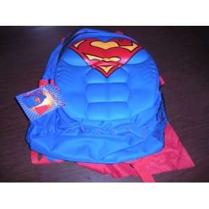  SUPERMAN Full size Backpack with Bonus Cape Toys & Games