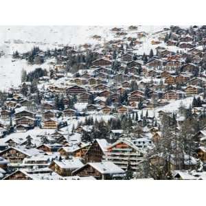 Ski Resort Chalets, Verbier, Valais, Wallis, Switzerland Photographic 