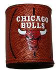 Chicago Bulls NBA Basketball Can Coozy Holder (Real Wilson Leather)