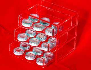 EYEBOX® can store up to 9 contact lens cases and store all of their 