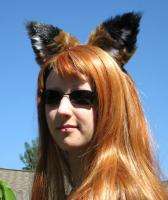 CUSTOM FOX WOLF COYOTE EARS FURSUIT FUR COSPLAY COSTUME  