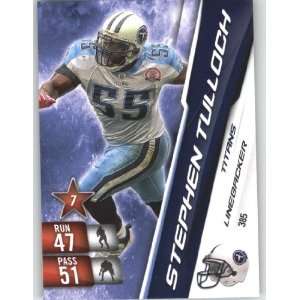 XL NFL Football Trading Card # 385 Stephen Tulloch   Tennessee Titans 