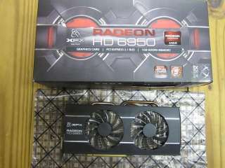 XFX AMD Radeon HD 6950 1GB Video Card HD695XZDDC 0778656054516  