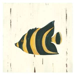 Tropical Fish Angel fish by Grace Pullen. Size 12.00 X 12.00 Art 