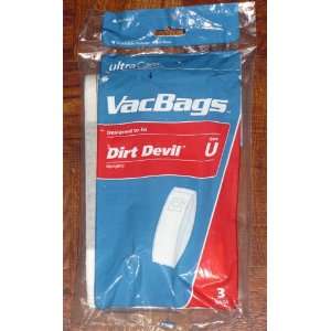   pack Vac Bags for Dirt Devil Type U Upright Vacuums