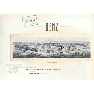  Reprint Benz Auto Import Co. of America; View of the 