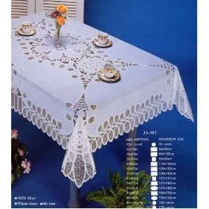  Battenberg Vinyl Lace Tablecloth 54x72 Rectangular 