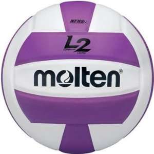 Molten L2 Volleyball   COLOR Purple/White  Sports 