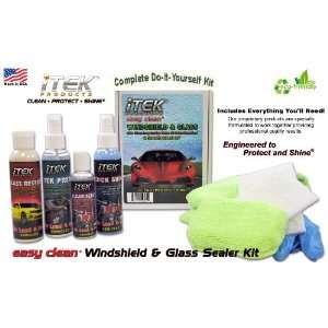  iTEKs Windshield Glass Cleaner Water Oil Dust Repellant 