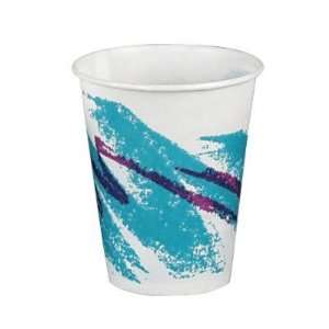    Jazz 4 oz Rolled Rim Waxed Paper Cold Cups
