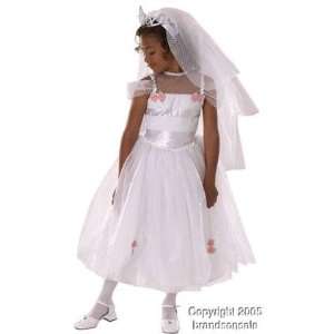  Childs Barbie Bride Costume (SizeMedium 8 10) Toys 