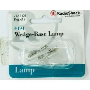  Radioshack Wedge base Lamp