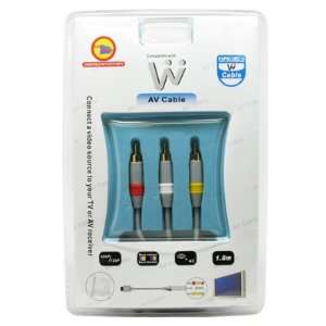   Premium Composite Audio Video AV Cables for Nintendo Wii Electronics