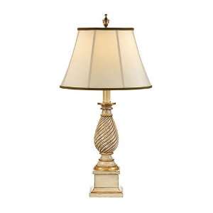 Wildwood Lamps 14154 Andiron 1 Light Table Lamps in Hand Colored Gold 