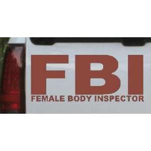   Body Inspector Funny Car Window Wall Laptop Decal Sticker Automotive